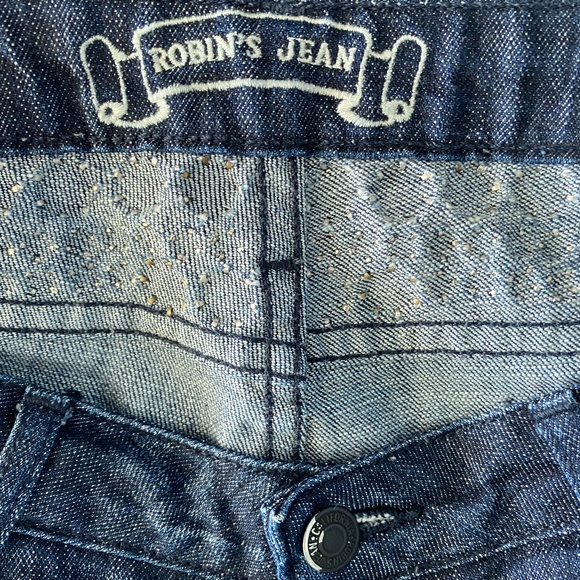 soft denim jeans with silver studs - Picture 5 of 6